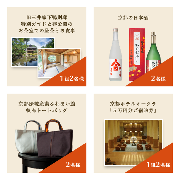前回キャンペーンの協賛品