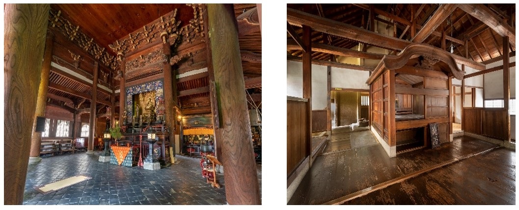 妙心寺　仏殿と 浴室「明智風呂」