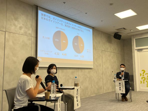 「ガイドツアーの世界事情と京都事情」をテーマに「第1回京都インバウンドカフェ」を開催しました(2022年8月25日(木))